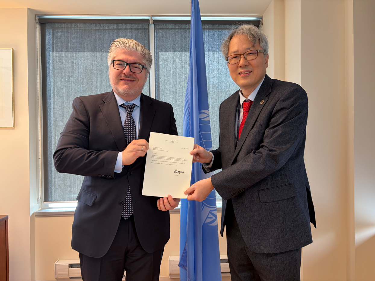 신송범 대사, ICAO 사무총장 면담 및 신임장 제정
